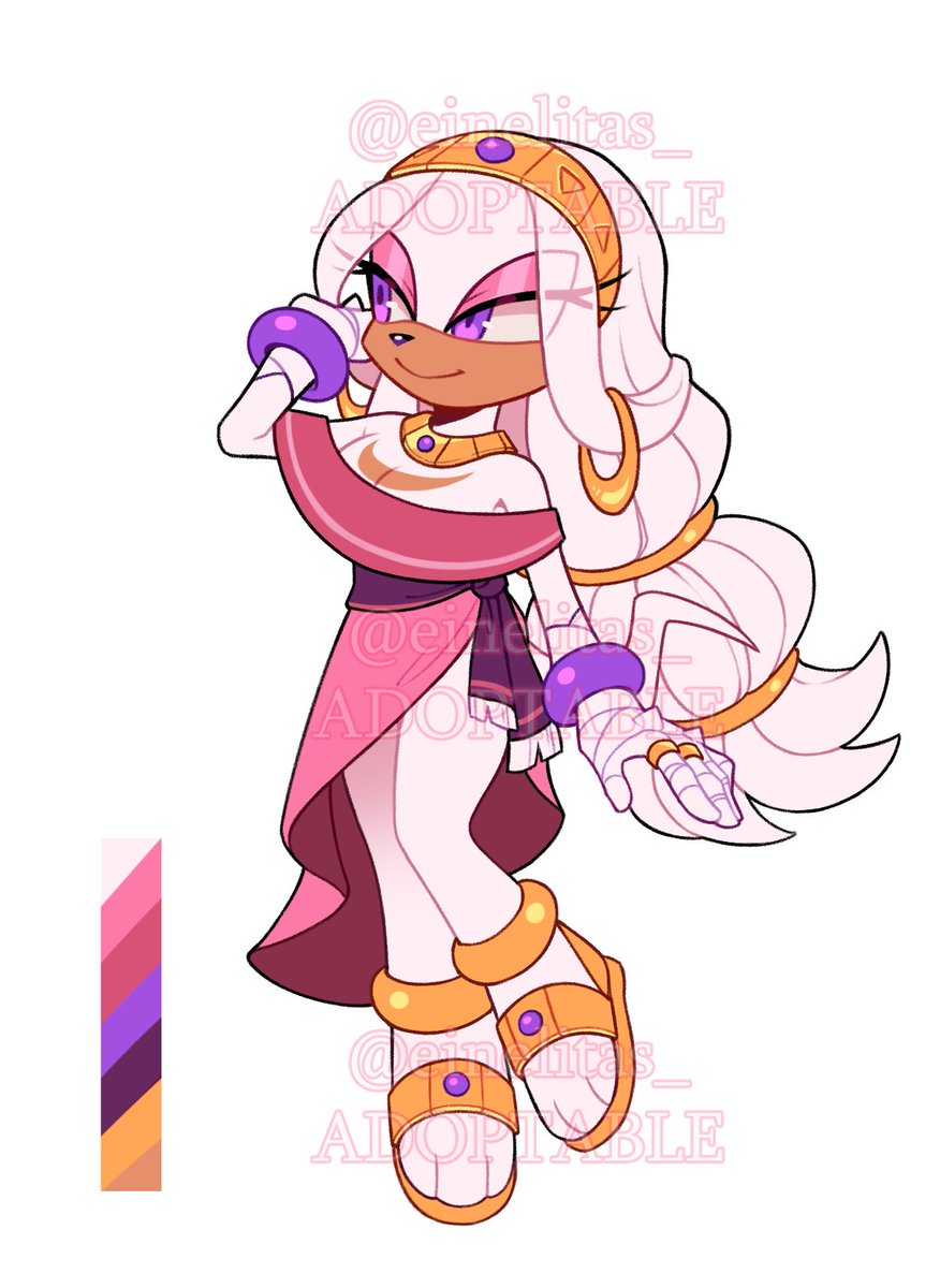 Fankid Adoptables #24!!             

👑Honey x Blaze 
🌺Knuckles x Rouge (claimed)

auction below ⬇️
#sonicadopts #knuxouge #honaze