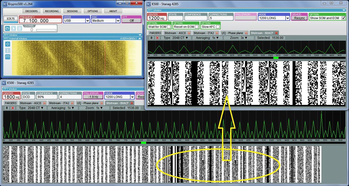 COMINT_SIGINT's tweet image. #COMINT #SIGINT #Krypto500 #Krypto1000

Diepe decodering en analyse:
 - RadioID - precisie-instrument om doelzendontvangers te identificeren
- Parsers - identificeer gegevens, netwerkprotocollen en doelcryptografische systemen

buff.ly/3MDyQgU