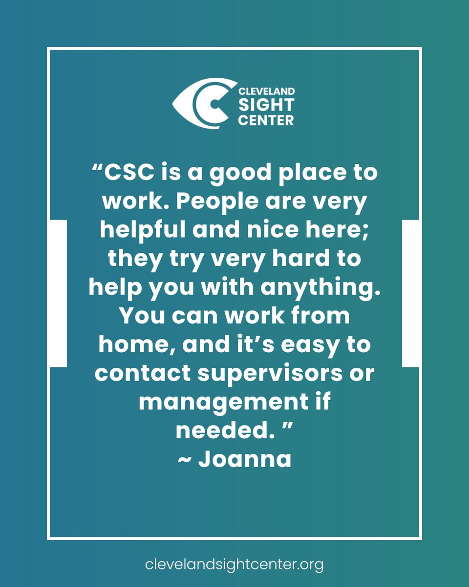CSC's Call Center, a social enterprise, providers customer service for government agencies, while providing meaningful training and employment opportunities for people of all abilities. There's an opening! This position is fully remote. Learn more here: ow.ly/w2LK50X7XEF