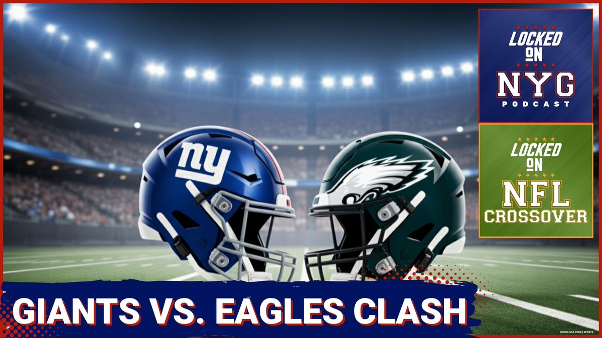 Patricia_Traina's tweet image. New Locked On Giants: It's Crossover Thursday with Locked On Eagles host Louie DiBiase. Key storylines, matchups and how each team can top the other.
youtube.com/watch?v=9Ul6pw… #GiantsVsEagles #NFLMatchups #LockedOnGiants #EaglesTalk #GiantsTalk #FootballAnalysis