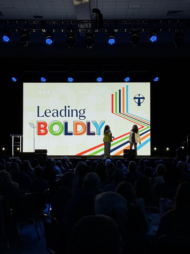 We're live at our Leadership Assembly! 900+ leaders are gathered. Kellie Barton, VP Talent Management &amp; Toya Spruel, learning and leading specialist are bringing the energy this morning.
