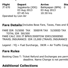 Ada satu masa dimana tikat BPN-JOG cuma 500an