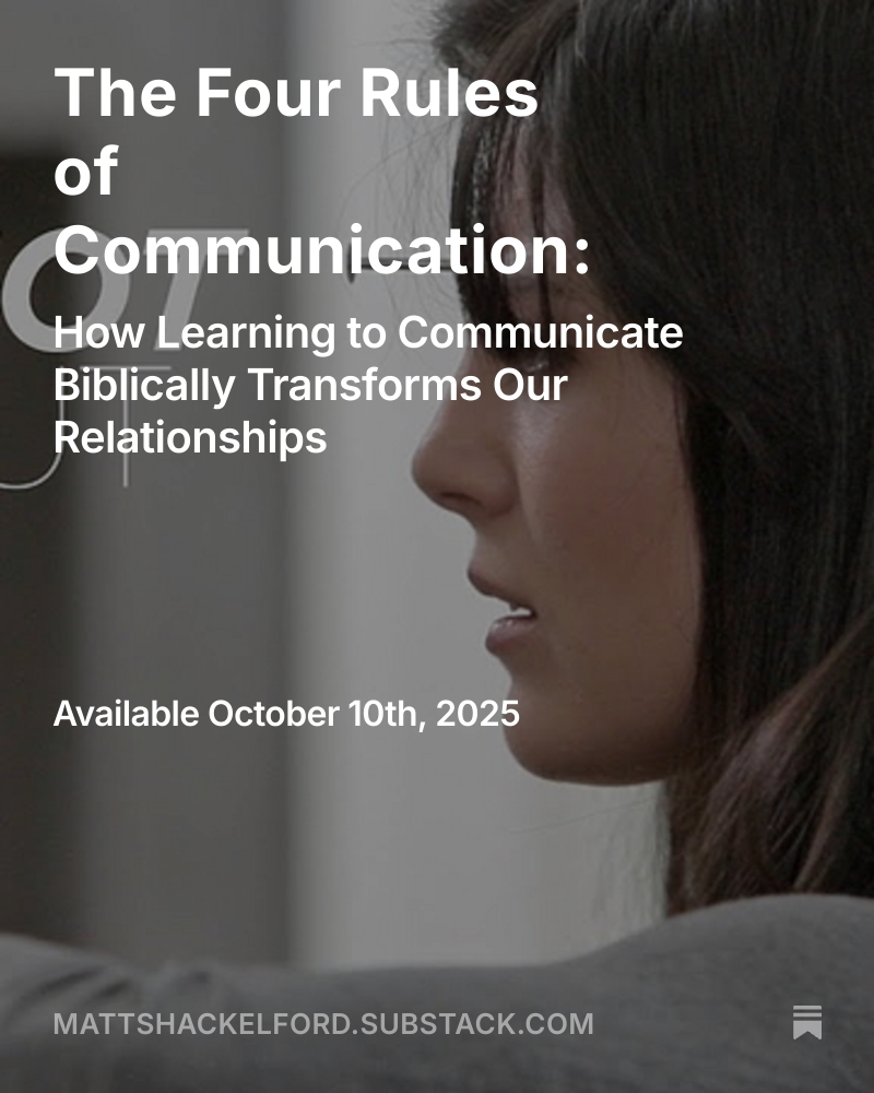 Failure to Communicate? New Article Dropping TODAY. "The Four Laws of Communication." Read. Equip. Be encouraged and filled with Hope! 👇👇👇
open.substack.com/pub/mattshacke…