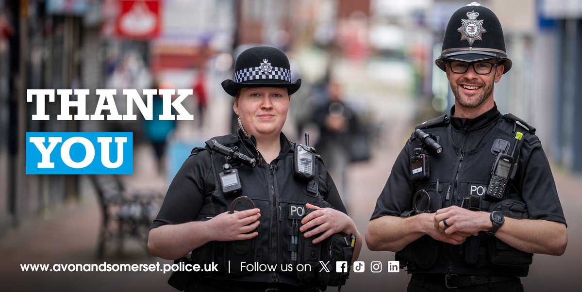 ASPolice's tweet image. We&apos;re pleased to say missing 34-year-old Sarah, from Bristol, has been found safely today (Thursday 9 October).

Thank you to everyone who helped our enquiries by either calling in with information or sharing our appeal issued earlier in the week.