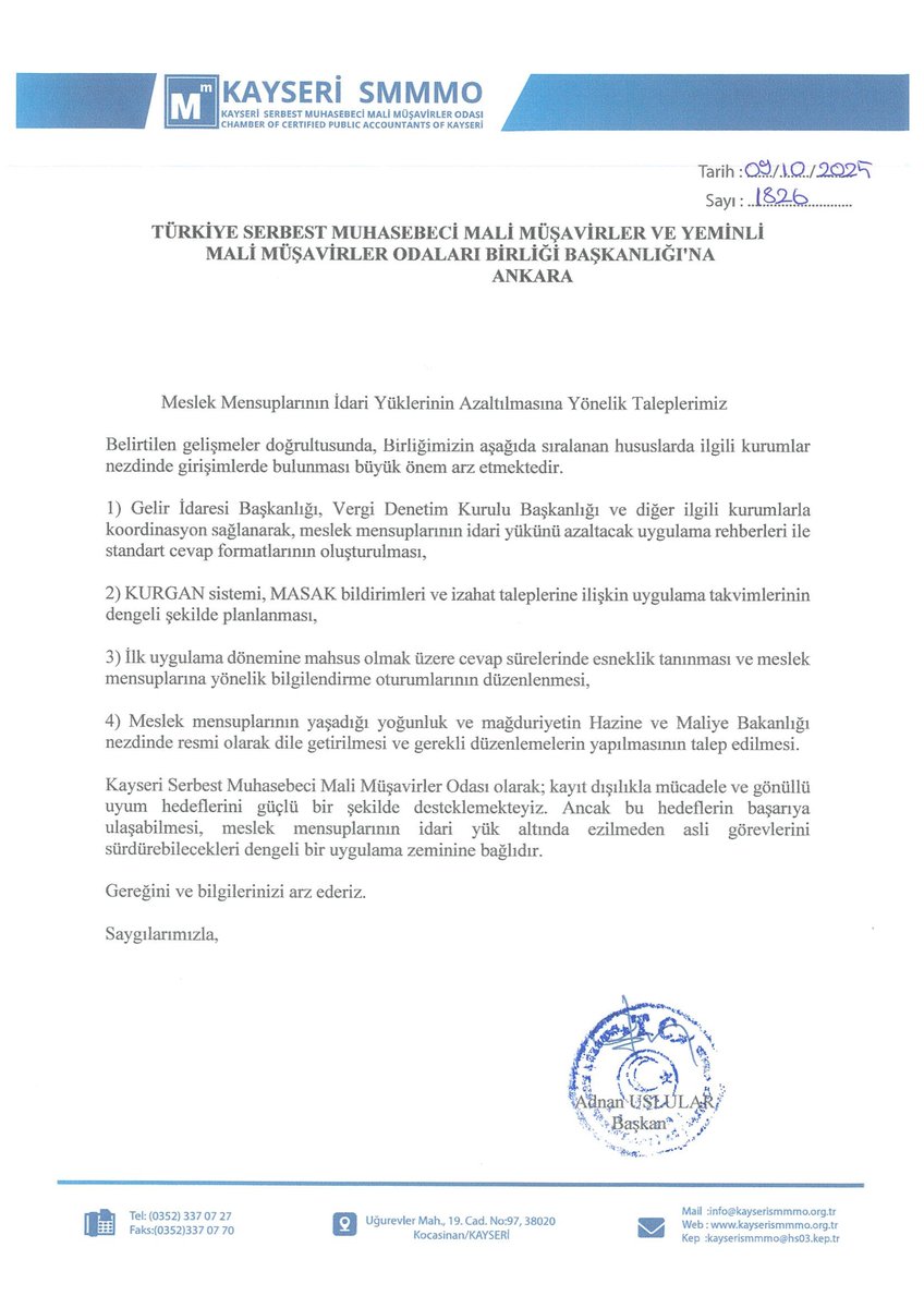 Meslek mensuplarımızın idari yük altında ezilmeden, asli görevlerini sürdürebilecekleri dengeli bir uygulama zemininin oluşturulması için sürecin takipçisi olacağız.