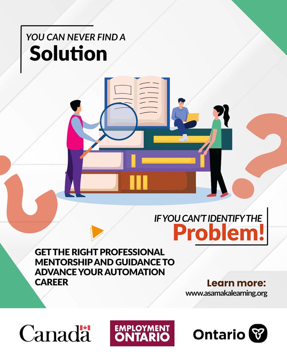 AsamakaIndustry's tweet image. We offer professional mentorship to advance your automation career. 🚀
Gain hands-on experience, expert guidance, and real-world insight to excel in modern automation.

Start your journey to professional excellence today.
🔗 asamakalearning.org

 #AutomationTraining  #Career