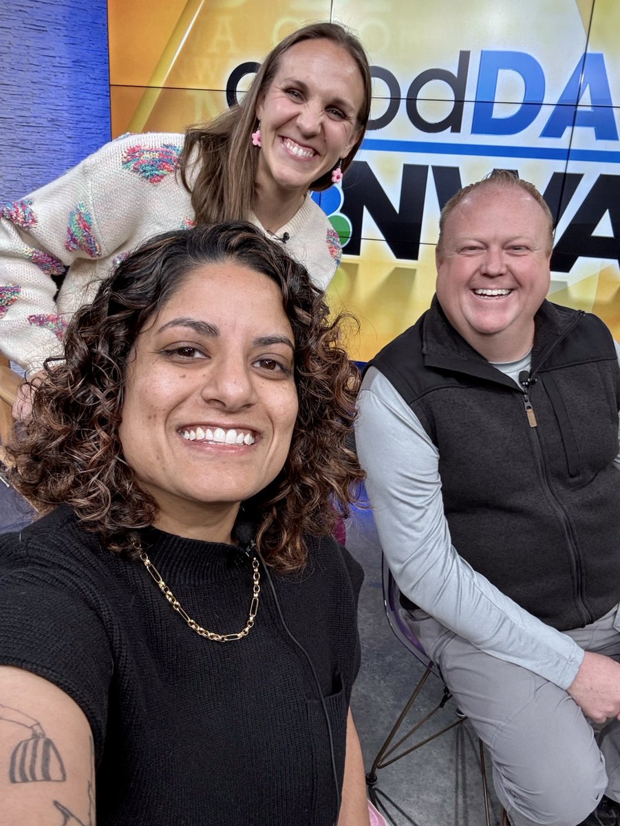 Had a blast this morning being interviewed on our local news station as one of the recipients of the <a href="/weavetheppl/">Weave: the Social Fabric Project</a> award in NWA. Feeling very proud to share the work being done with strengthening the NWA community. <a href="/KNWAFOX24/">KNWA & FOX24 News</a>