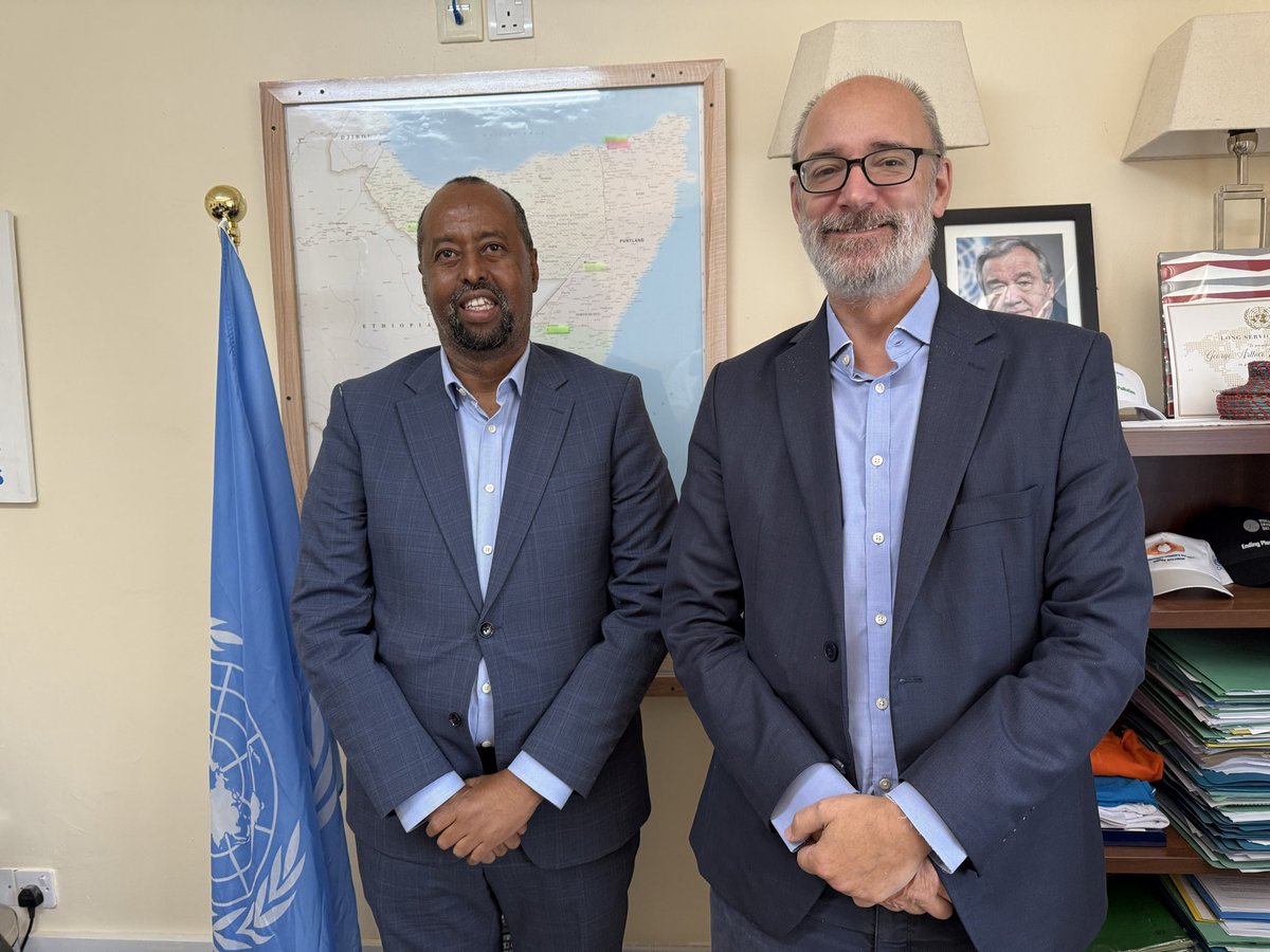 Minister Abdinasir Abdi Arush (@nasirarush) on Twitter photo Today, I held a productive and critical meeting with the Deputy Special Representative of the Secretary-General (DSRSG) and Humanitarian Coordinator for Somalia, Mr. <a href="/GConway_UN/">George Conway</a> 
The discussions focused heavily on the current challenging humanitarian situation facing our country Today, I held a productive and critical meeting with the Deputy Special Representative of the Secretary-General (DSRSG) and Humanitarian Coordinator for Somalia, Mr. <a href="/GConway_UN/">George Conway</a> 
The discussions focused heavily on the current challenging humanitarian situation facing our country