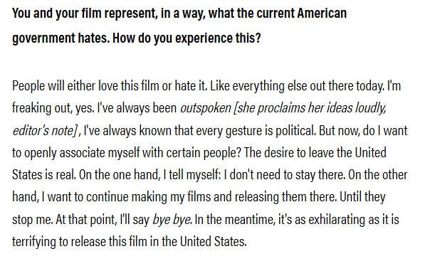 StewartQuotes's tweet image. "The desire to leave the United States is real. On the one hand, I tell myself: I don't need to stay there. On the other hand, I want to continue making my films and releasing them there. Until they stop me." — Kristen Stewart troiscouleurs.fr/cinema/kristen…