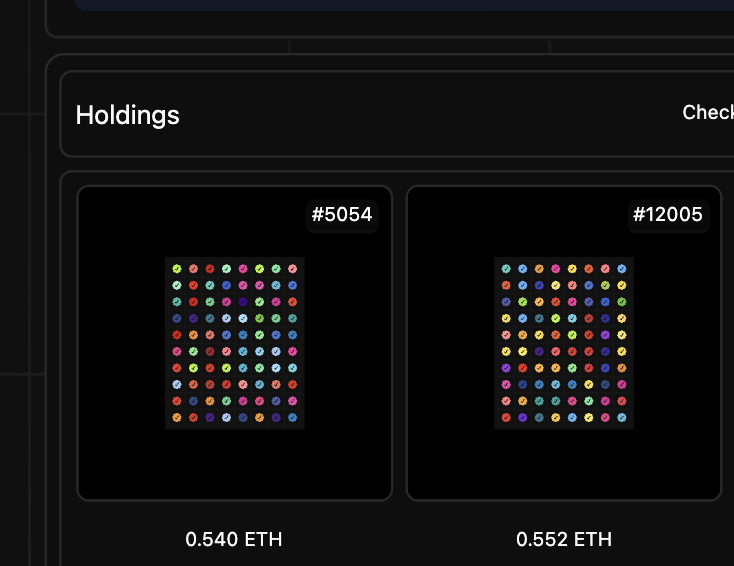 m0ment0_'s tweet photo. Jack Butcher is JUST 2 CHECKS AWAY FROM HITTING 64 CHECKS: the exact number needed to complete a Checks "One.” Will he make it?  We’ll find it in the next hours

Right now, the 1% creator fees from $CHKSTR have already let Jack snag 62 Checks from Checks Strategy. 

He’s closing in on the 63rd, and I’d bet that within the next few hours (around 10, in my guess) he’ll grab the 64th. 

In fact, the contract that buys and transfers checks from $CHKSTR currently holds 0.35 ETH. The cheapest Checks listed by the Checks Strategy are priced at 0.54 ETH and 0.55 ETH, respectively. This means we’re only about 0.7 ETH away from seeing it happen. I’m excited.

For anyone who missed it: Jack buys only from Checks Strategy. A genius move that keeps the Strategy self-fueling! 

Big props to @jackbutcher and @Rhynotic .