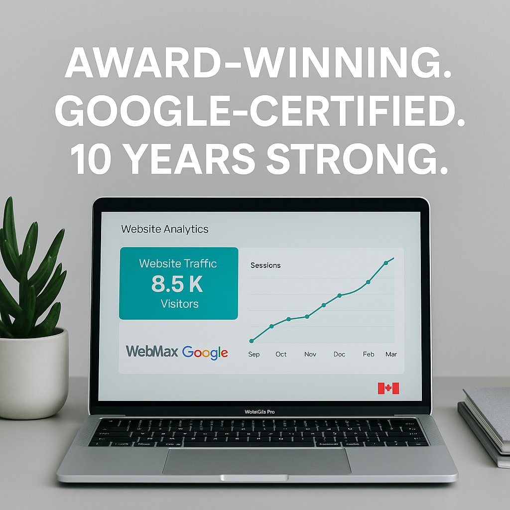 WebMaxCanada's tweet image. 10 Years, 5 Stars, and 100% Canadian-Built: What We’ve Learned Helping Small Businesses Get Found. medium.com/p/10-years-5-s…