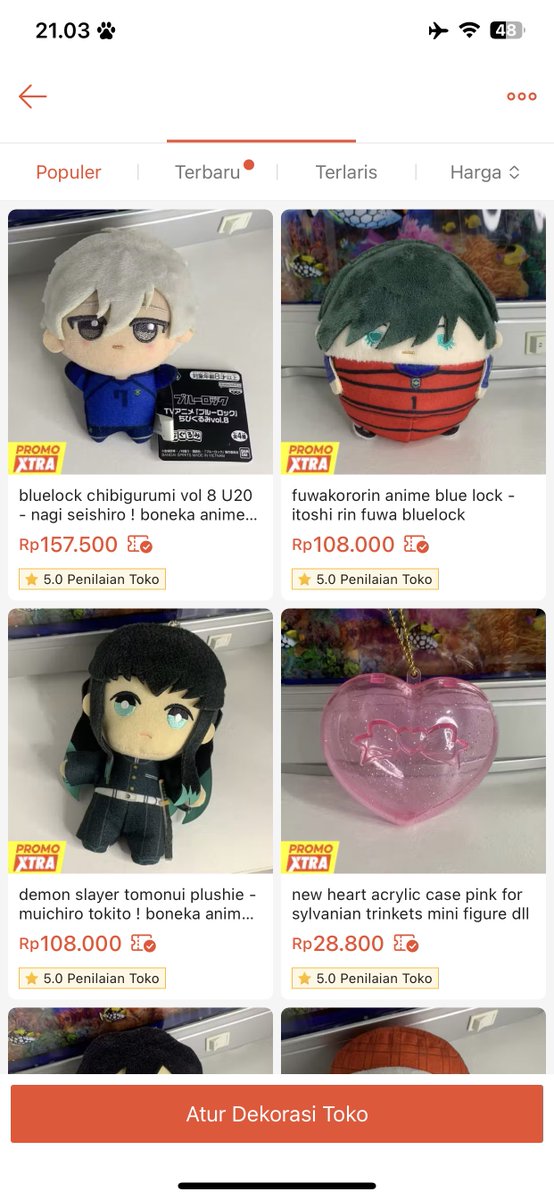 apploved's tweet image. want to sale wts in rush aab demon slayer and bluelock plush

- masih bisa nego tipis
- ada voc potongan sampai 10%

 #warunganime #warungkny #warungds #warungbllk
