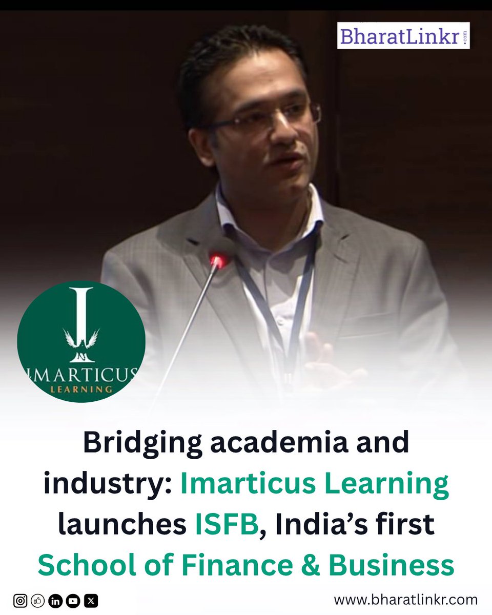 BharatLinkr's tweet image. A bold step towards bridging academia &amp;amp; industry, ISFB aims to empower the next generation of finance &amp;amp; business leaders through global curricula, real-world learning &amp;amp; innovation

@imarticus 
#ImarticusLearning #ISFB #FinanceEducation #BusinessLeadership #HigherEducation #Edtech