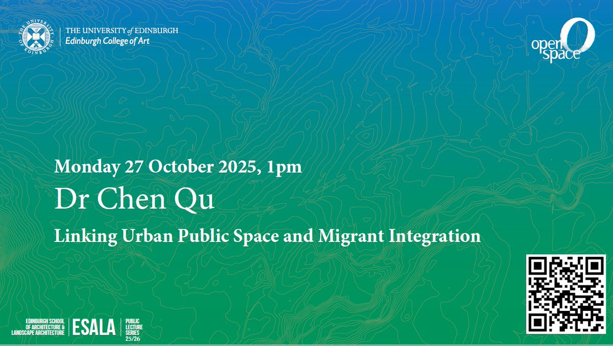 I will give a keynote seminar in Edinburgh and online, on my papers. Join us if you're interested.

Register: eventbrite.co.uk/e/openspace-se…