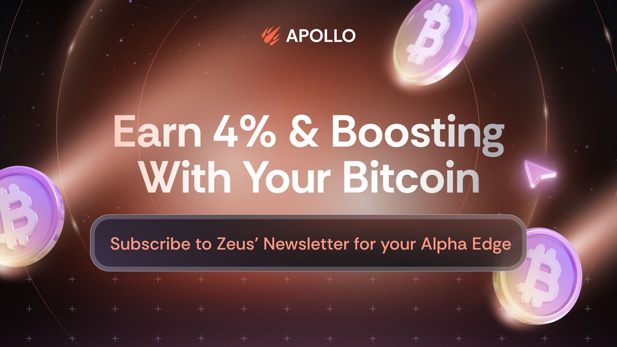 Alpha is calling…Don’t miss it ☄️

Subscribe to Zeus’ Newsletter and gain your edge:

☄️ What’s hot in Bitcoin &amp; Solana ecosystem
☄️ Smart DeFi yield strategies for your $BTC
☄️ Hidden subscriber-only rewards

Check out the latest one to learn how to earn 4% yield and boost for