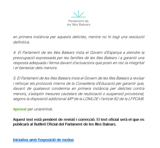 Parlament de les Illes Balears tweet media