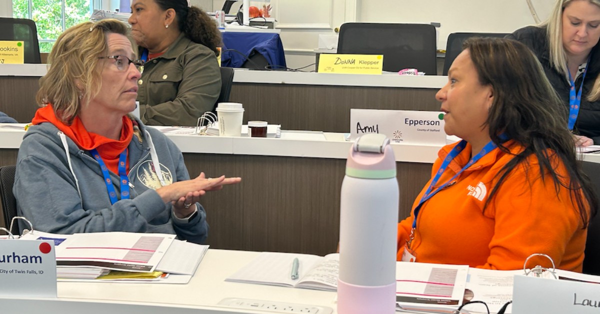 InstituteofGovt's tweet image. In our residential programs, VIG presents leadership theories, then provides a supportive environment to learn and understand how to use the theory in your locality. Here, the LEADership LEAP cohort discusses &apos;maximizing leadership impact.&apos;
#AskVIG #LocalGov #LEADershipLEAP