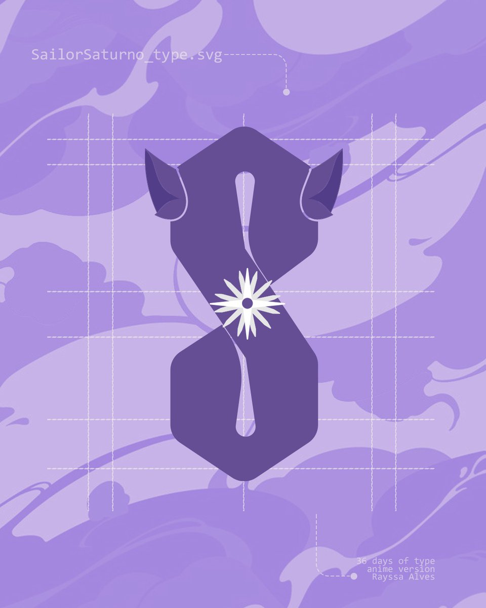 byasyar's tweet image. #36daysoftype anime version
S - Sailor Saturno 🪐

#sailormoon #sailorsaturn #type #typography #logo