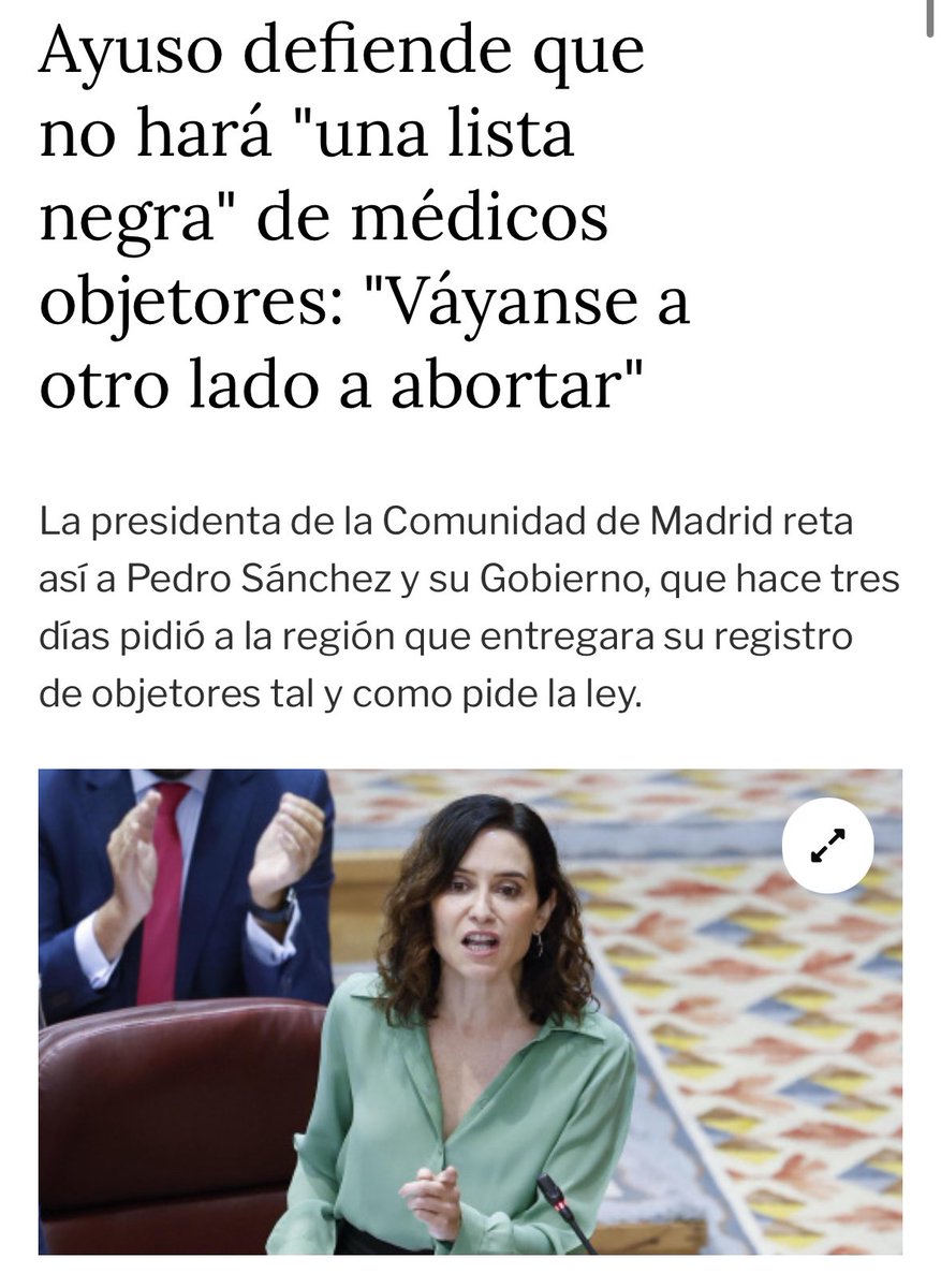 Incumplir la Ley del aborto es una vulneración de derechos fundamentales que pone en peligro a las mujeres

Ayuso sabe que lo que dice es ilegal e inconstitucional. Si hace reales sus amenazas, Podemos buscará apoyos parlamentarios para llevarla ante el Constitucional