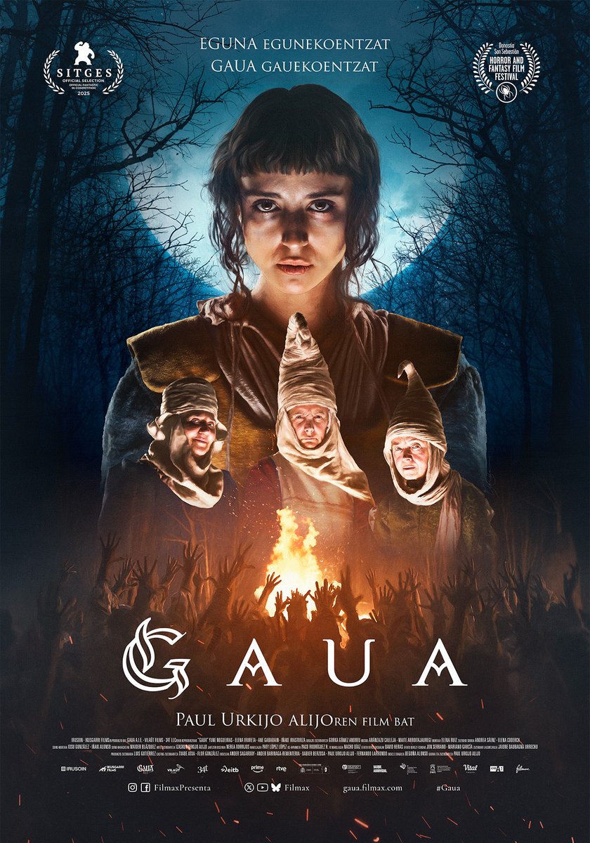 Dena prest #Sitges2025-en mundu mailako estreinaldirako!

‘Errementari’ eta ‘Irati’-ren harrera bikainaren ondoren, Paul Urkijo Sitgesera itzuliko da #GAUA filmarekin. Yune Nogueiras protagonista duen pelikula.

Azaroaren 14tik aurrera zinema-aretoetan bakarrik.