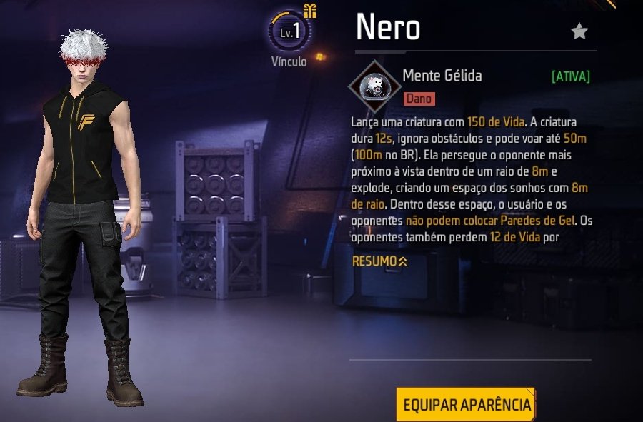 loud_dav's tweet image. 🚨NOVIDADES DO SERVIDOR AVANÇADO

NOVO PERSONAGEM:NERO