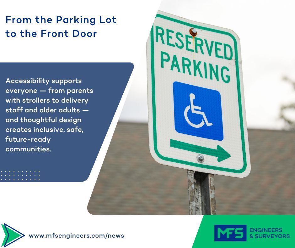 MFSengin's tweet photo. Accessibility isn’t just a checkbox—it’s about creating spaces for all. Since the ADA, engineers ensure parking lots, sidewalks, ramps &amp; buildings are safe, efficient &amp; welcoming for everyone.  Read more: https://t.co/YKcFS7ksfu https://t.co/MaMcytfHCn