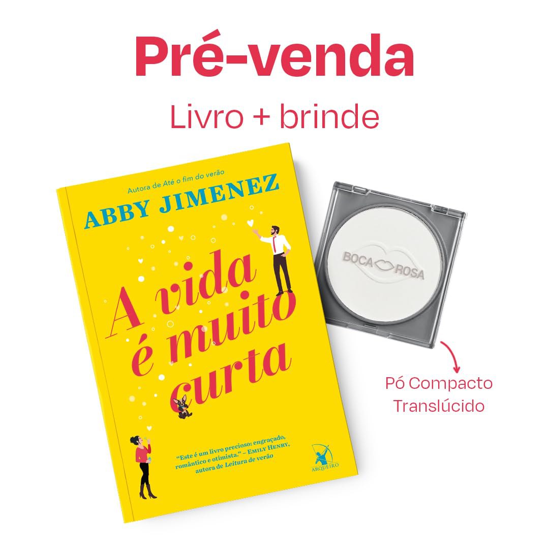 promohunters_'s tweet image. 🔥 O brinde custa R$75 😱

🚨 Pré-venda Amazon
📚 A vida é muito curta + pó compacto translúcido Boca Rosa
💵 R$64,90

Reserve: amzlink.to/az0sYaOJQZ0vd