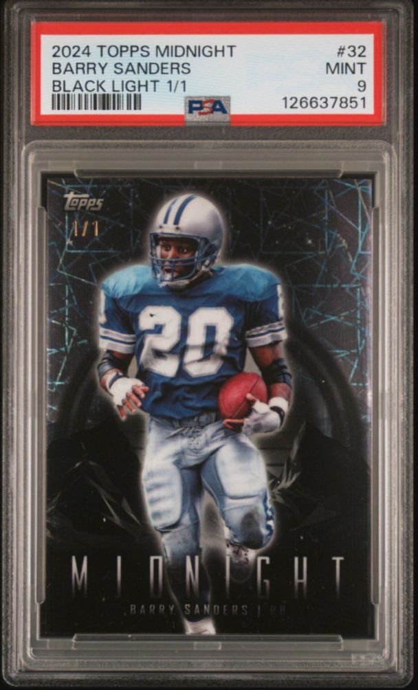 Bought this Barry 1/1 and had it shipped directly to PSA for grading. I got it back and I still think it looks perfect 💎 despite the 9.