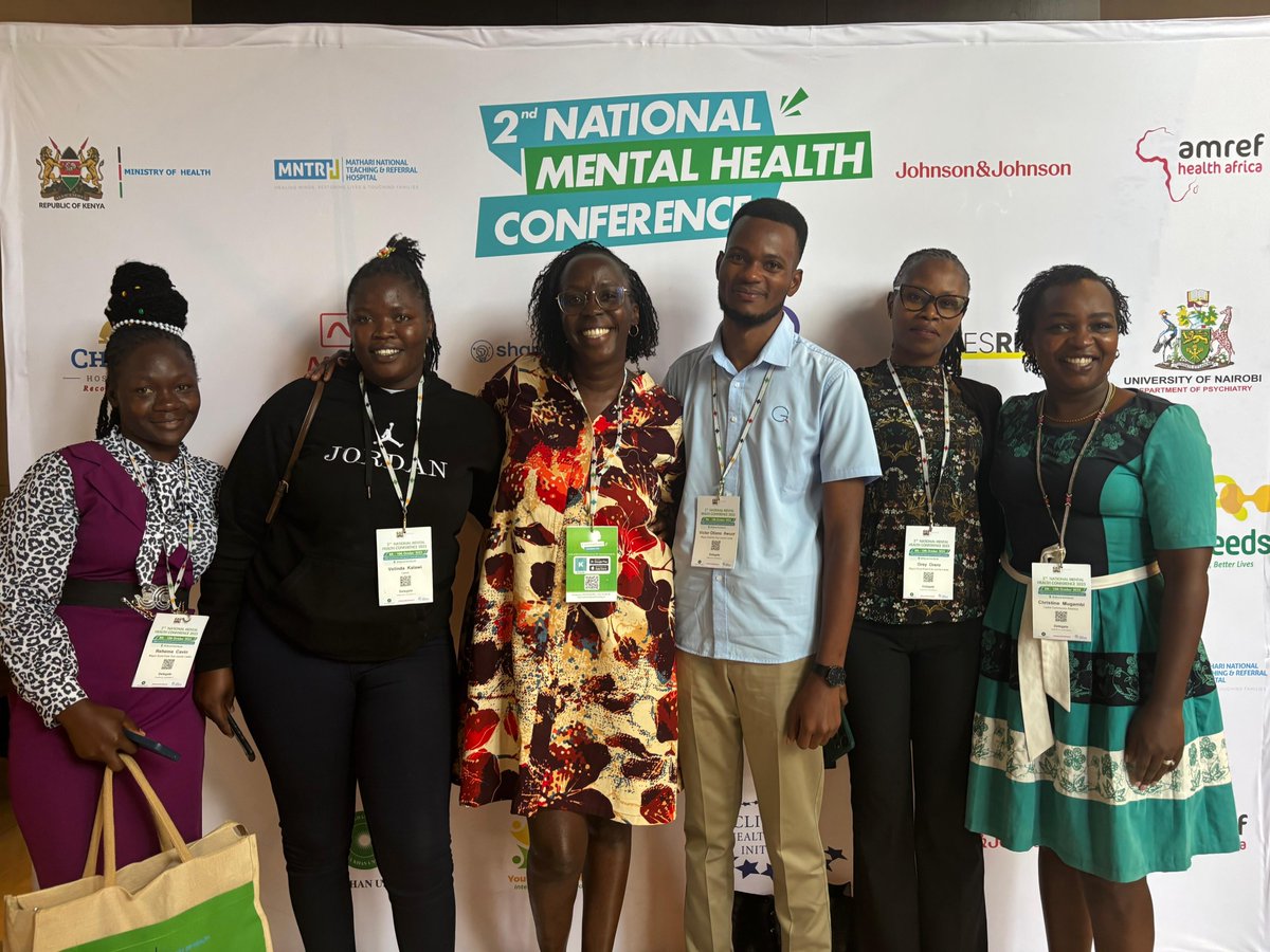 LwalaCommunity's tweet image. Lwala attended the 2025 National Mental Health Conference in Nairobi to engage in national dialogue on strengthening mental health systems across Kenya.

🧠Lwala was represented by Sandra Mudhune, Lwala CPO, Grey Orero, CHW Advocate, and an all-star team of Youth Peer Providers!