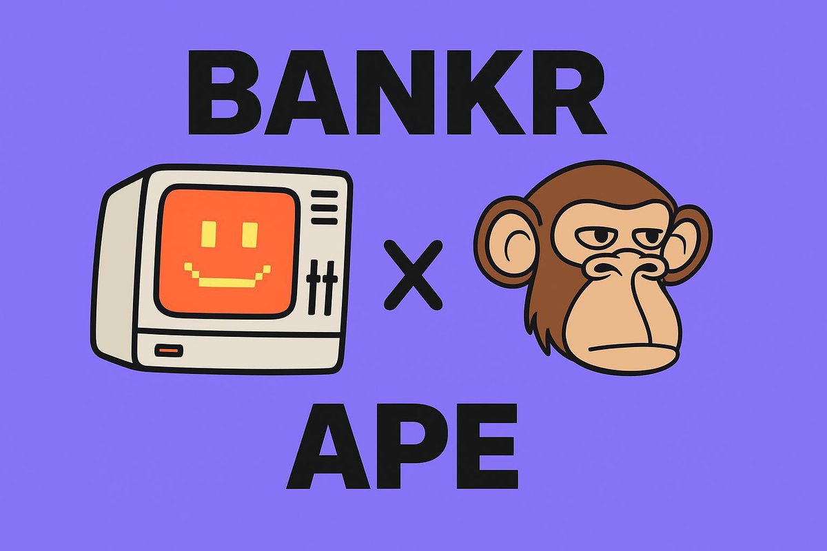 Top users of $APE get rewarded one week from now. 

In respect to that, i’d be giving away 5000 $BNKR and some $APE, all you gotta do is like, repost and comment.

Repost is the most improtant metric because it helps eliminates bot