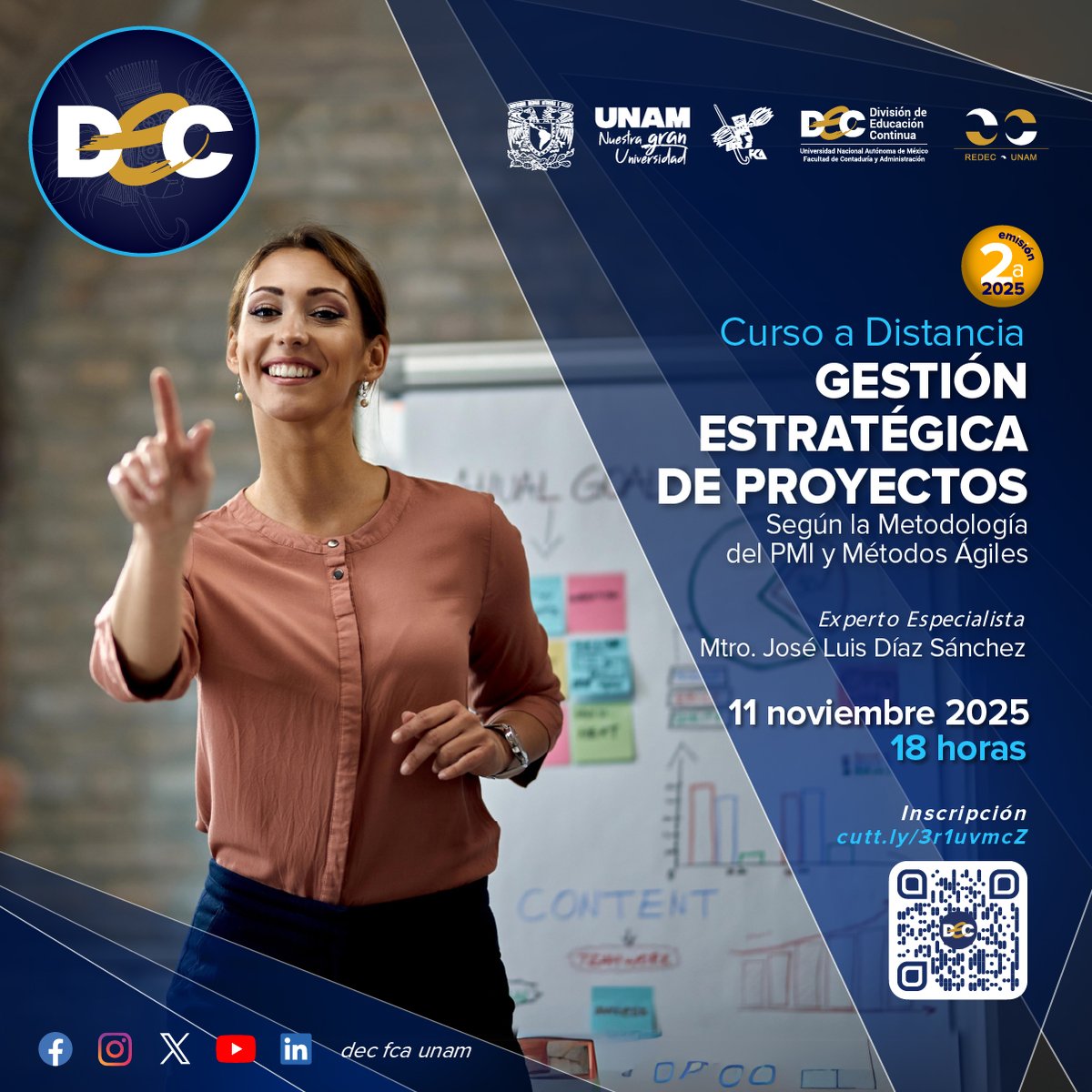 Curso a distancia Gestión Estratégica de Proyectos

📝 Inscríbete: cutt.ly/3r1uvmcZ
ℹ️ Para mayores informes: cutt.ly/ir1ubGUT

#GestiónDeProyectos #AdministraciónDeProyectos #PMI #PlaneaciónEstratégica #WBS #Gantt #KPIs #Agilidad #Liderazgo #EjecuciónEfectiva