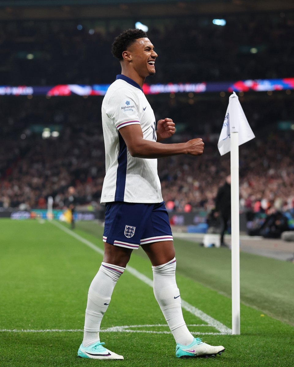 03' - Morgan Rogers goal
11 - Ollie Watkins goal
20' - Ezri Konsa assist 

Aston Villa players involved in all three goals for England tonight 😍

#AVFC  | #ThreeLions