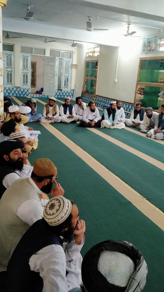 جمعیت ضلع لوئر وزیرستان کا ضلعی عمومی اجلاس آج جامعہ اشرفیہ وانا بازار میں قائم مقام امیر مولانا مفتی جہانگیر صاحب کی زیرِ صدارت بخیر و خوبی منعقد ہوا
مفتی محمودؒ کانفرنس (16 اکتوبر) 
ہر تحصیل سے 10 گاڑیوں پر مشتمل قافلہ تیار کیا جائے گا، جو وانا سے اجتماعی طور پر روانہ ہوگا۔