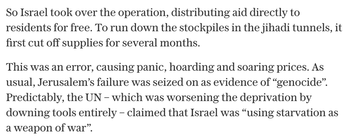strangem8's tweet photo. @ZacGoldsmith Israel's supporters such as  @JakeWSimons (writing in The Telegraph about there being no famine in Gaza) admitted the IDF did starve Gaza for several months.

I guess you're right, he is pretty brainless. lol https://t.co/ZY6IvFiwB8