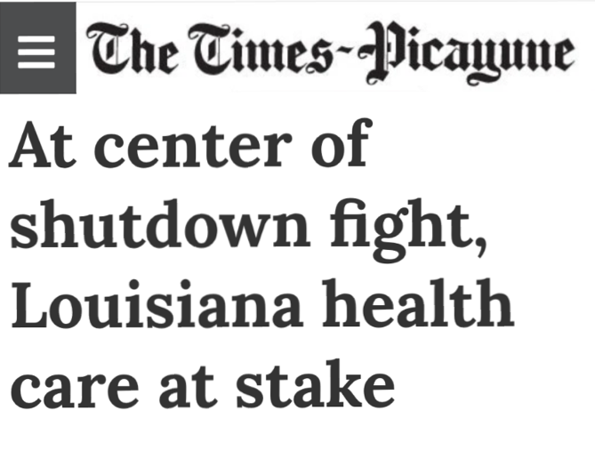 Speaker Johnson chose vacation over fixing this healthcare crisis.

In his own state, 85,000 Louisianans will lose their health insurance and thousands will see their premiums skyrocket.

But he’s keeping the government shut down instead of fixing this.
