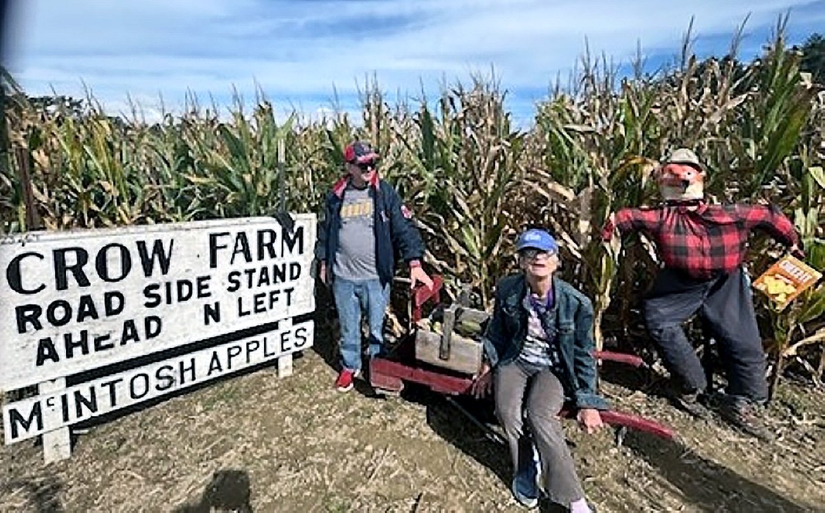 Our day program took a fall trip to Crow Farm, where James and Meg had a great time exploring the corn maze, enjoying the beautiful weather, and other festive autumn activities together. 🍂