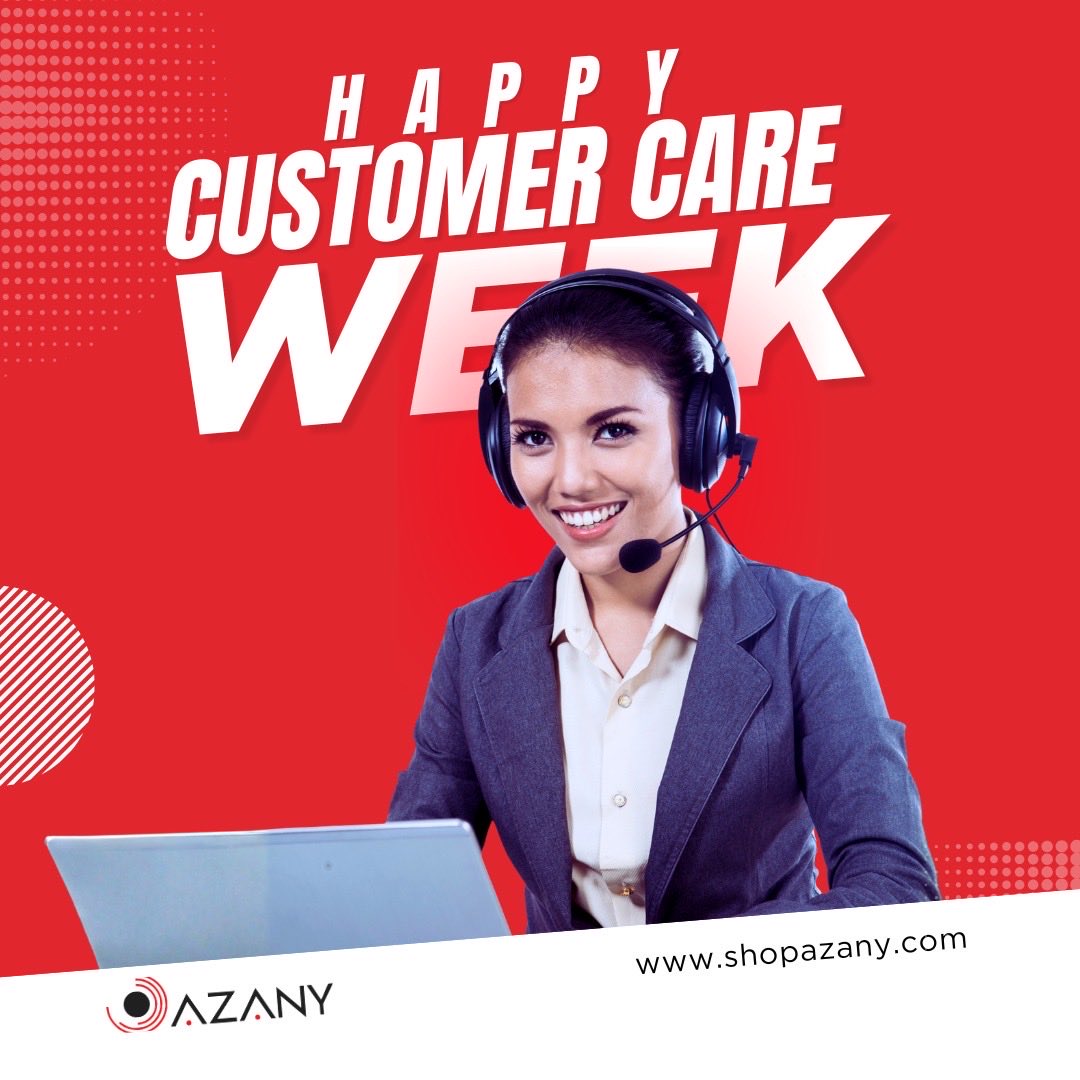 shopazany's tweet image. 🌟 Happy Customer Care Week! Azany is here for YOU 24/7 with top-tier support! 💙 Questions? Need help? Visit shopazany.com – we’ve got your back! 🙌 #CustomerCareWeek #Azany #24/7Support