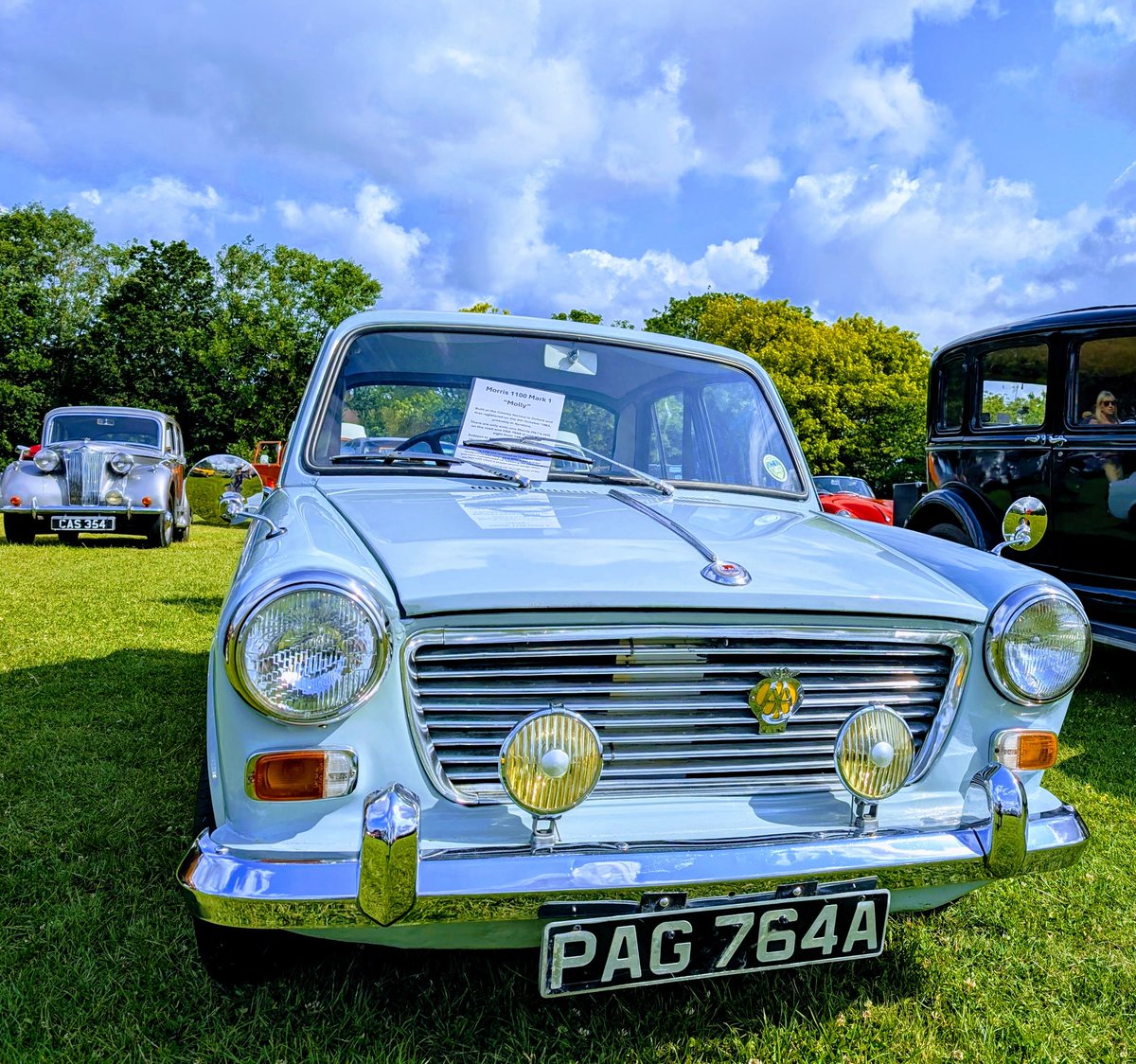First registered 62 years ago today. A year younger than me and in considerably better condition. Happy birthday Molly.  #ClassicCars #morris1100