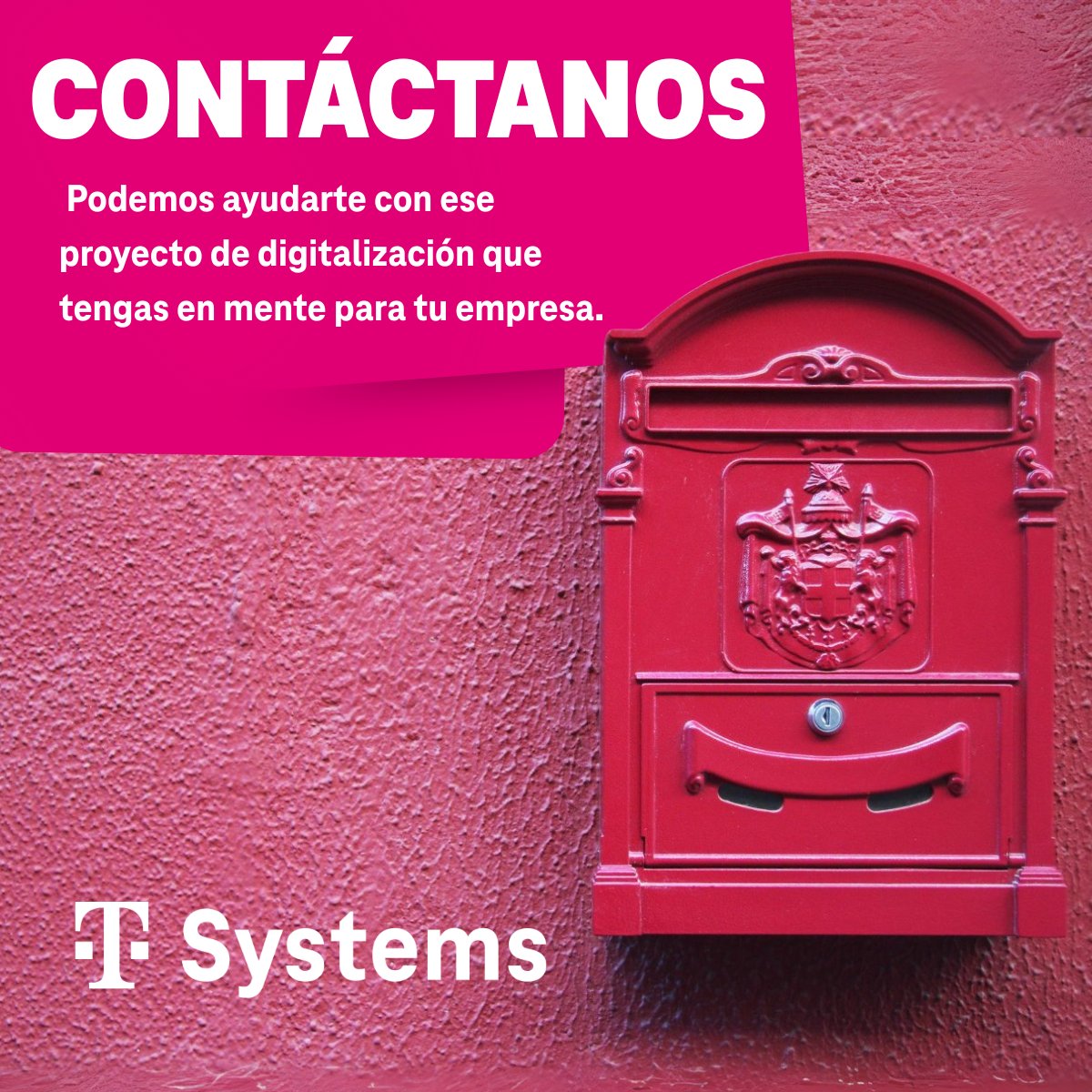 Contáctanos y podremos ayudarte con ese proyecto de digitalización que tengas en mente para tu empresa. Escríbenos aquí: ms.spr.ly/6017sF1wd
#TSYSTEMS #ConnectingYourWorld