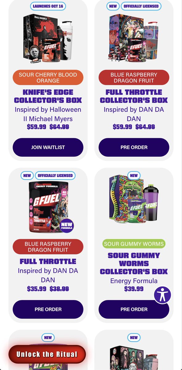 SO MANY G FUEL PRE ORDERS!

you can use code BLUEFIERCE for an amazing discount if you decide to pre order any of these awesome products! 

🔗 gfuel.com/BLUEFIERCE

🐨💙