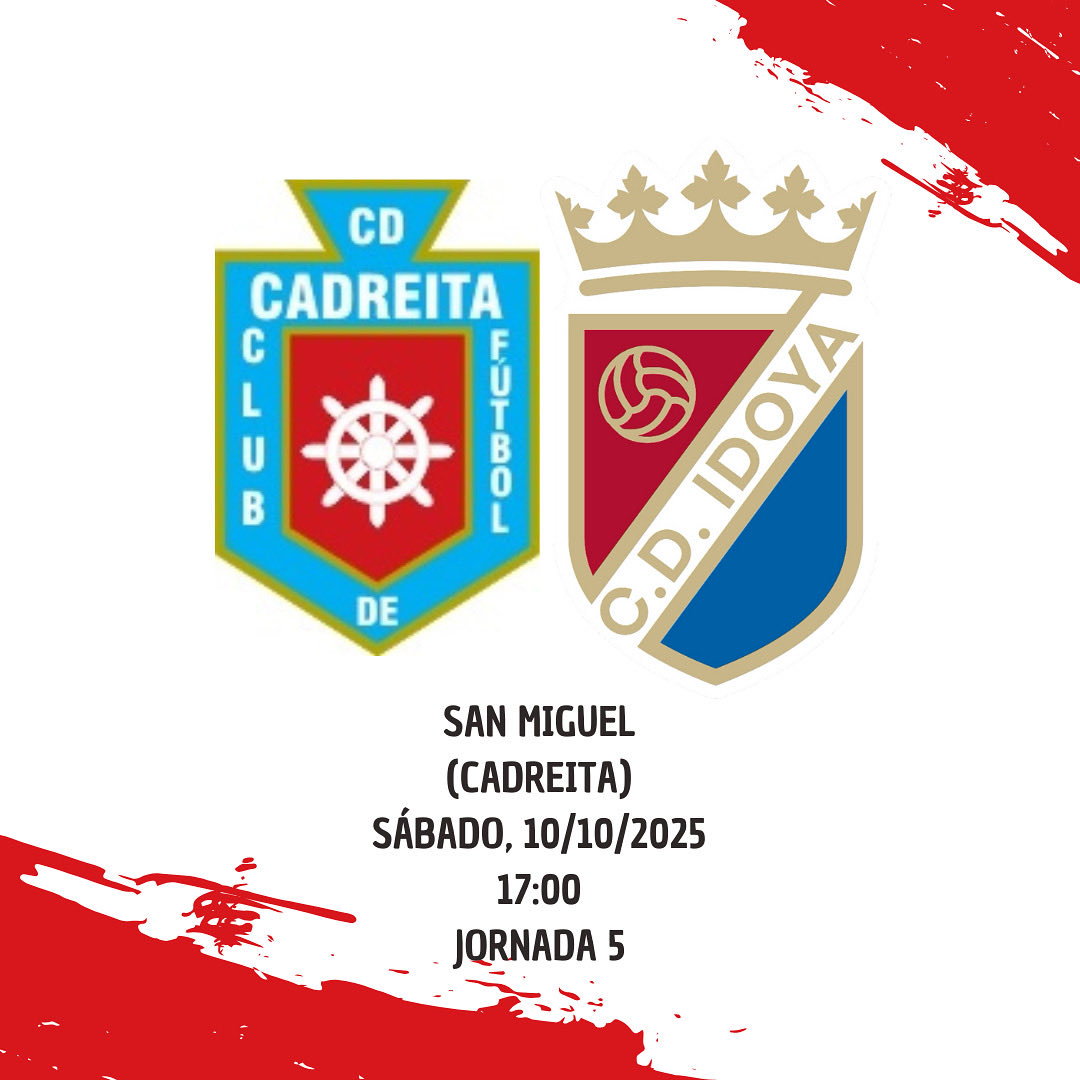 ⚔️ JORNADA 5 🆚 <a href="/CadreitaCF/">Cadreita Club Fútbol</a> 

#aupaidoya