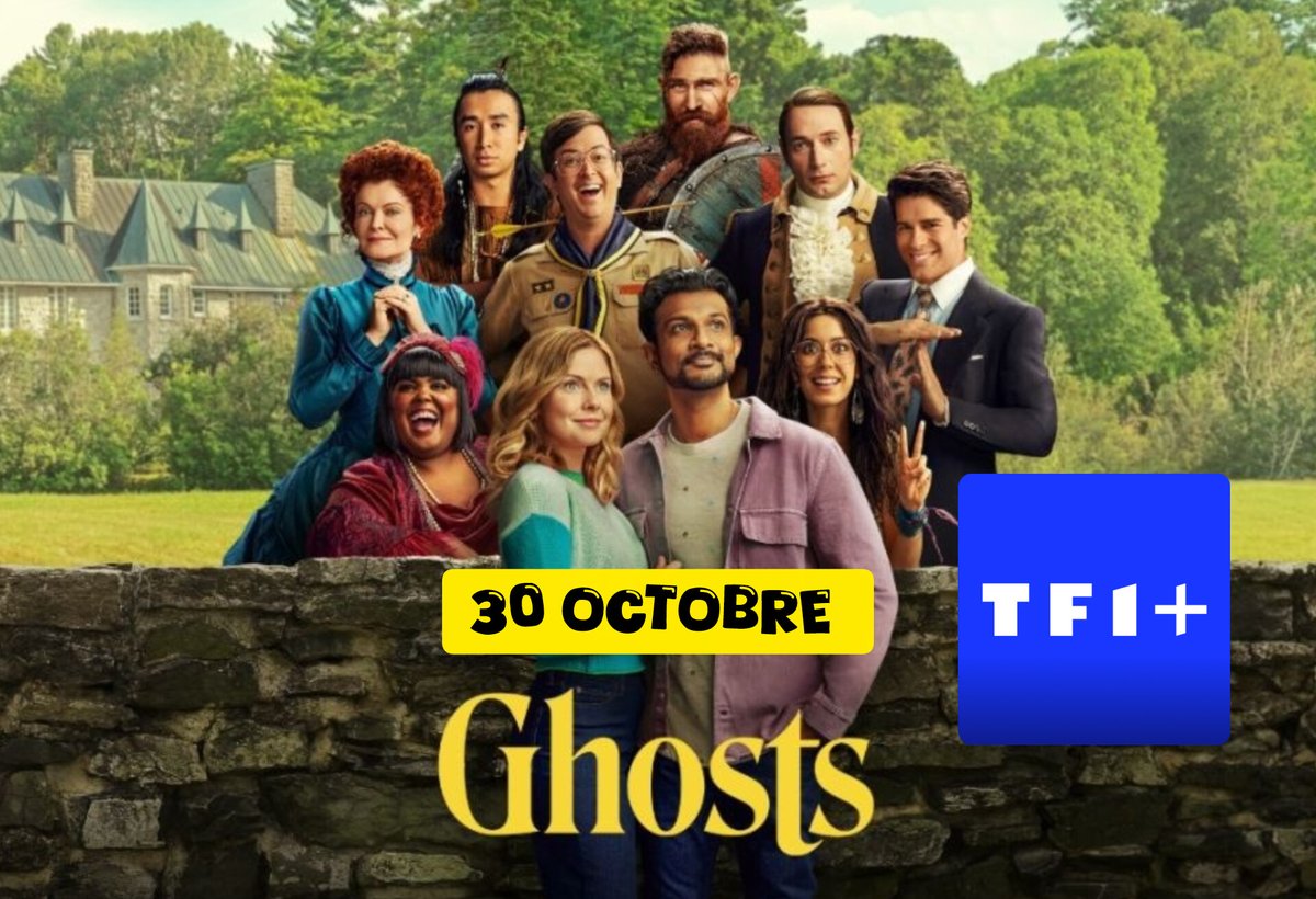 GhostsCBSFans's tweet image. Excellente nouvelle pour les fans français de #GhostsCBS ! Après les saisons 1 et 2, il est enfin temps de découvrir la saison 3 en France !

À partir du 30 octobre, retrouvez la saison 3 de notre série préférée en streaming sur TF1+ ! 👻🎃

Source : tf1pro.com/actualites/art…