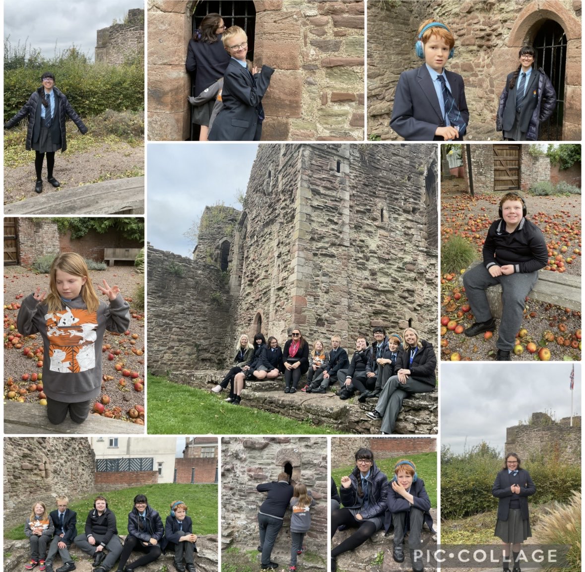 Dosbarth Derwen visited Monmouth castle today! They remembered that once the Romans moved out, the Norman’s moved in, and that Henry V being born there 🏰🍁🍂