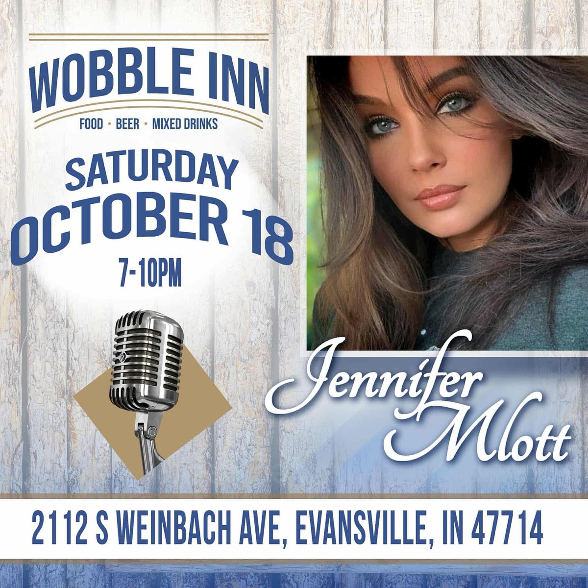 Southern family and friends! I am so excited to announce that I will be back at @TheWobbleInn next Saturday for another fun show! Last time was an absolute blast! I got to meet so many new friends and see some of my wonderful family! I can’t wait to See you soon Evansville!!