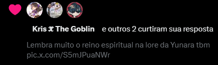 A escritora da Yunara curtiu 😳