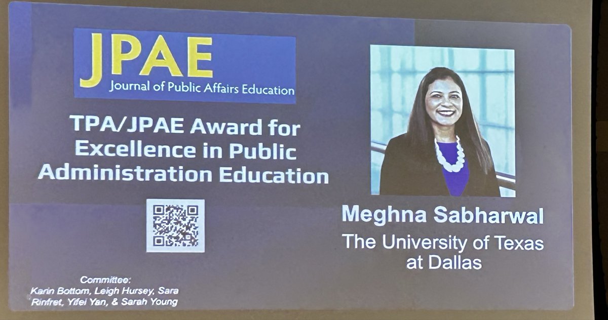School of Public Affairs tweet media