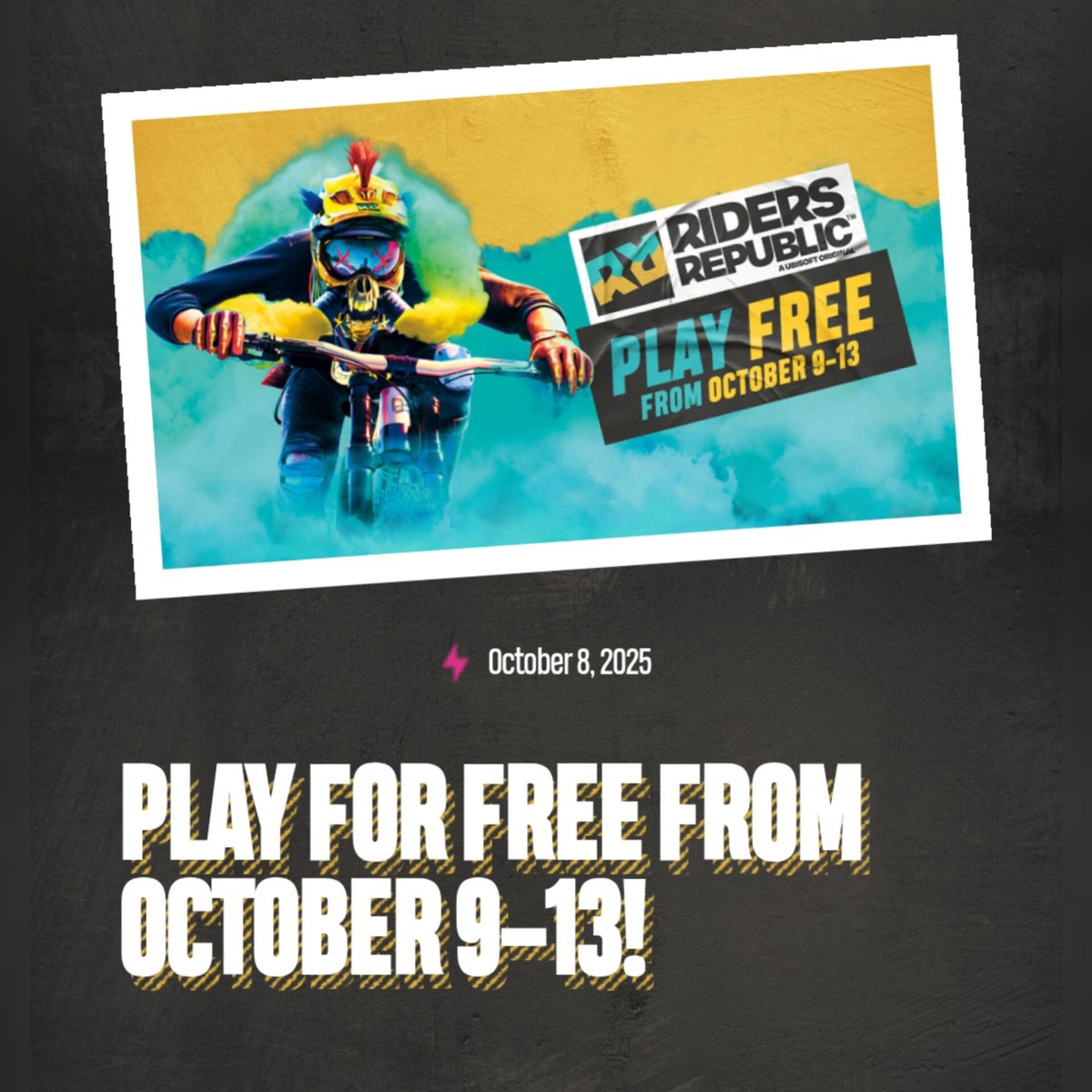 prashantbk11's tweet image. 7 FREE Games (limited to this weekend) until 13th oct 2025
Claim & Play Now... Hurry...!
Link👇
facebook.com/share/p/19UJX4…
#freepcgames #pcgaming #computergaming #freegames #RidersRepublicfree #codfree #codblackopsfree #grounded2free