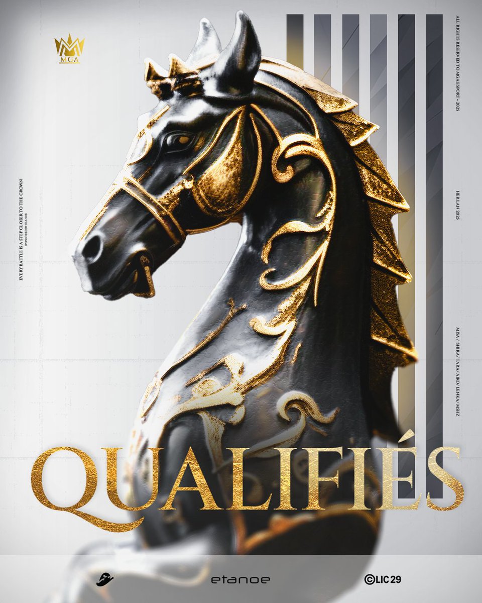 mgaesport's tweet image. 5 maps, 5 wins, trop facile 😎

Nos reines sont qualifiées pour les playoffs de la @her_lan_ !

#GetTheCrown 👑