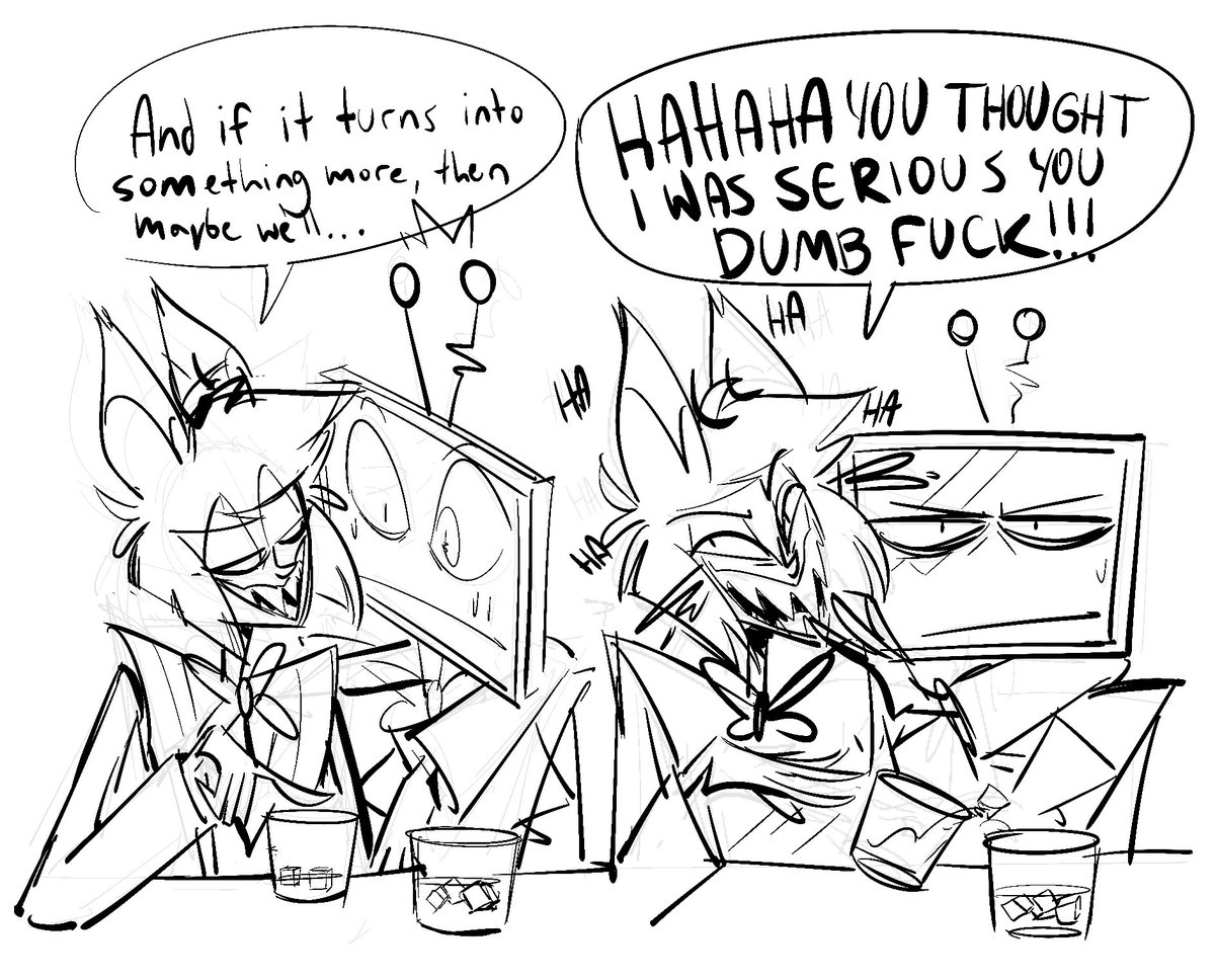 itsgivingdemon's tweet photo. Messy doodle but I Had to draw this ajdjfhshf #radiostatic #voxal https://t.co/9LALt2fAHj