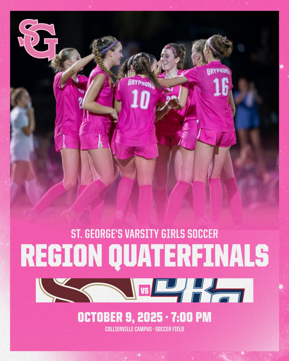Gryphon Athletics (@gryphnation) on Twitter photo 🚨Gameday🚨
Girls Soccer plays SBA in the Region Quarterfinals tonight at HOME!
Pop on out to the Soccer Field for some postseason girls soccer!
#GoGryphons 🚨Gameday🚨
Girls Soccer plays SBA in the Region Quarterfinals tonight at HOME!
Pop on out to the Soccer Field for some postseason girls soccer!
#GoGryphons